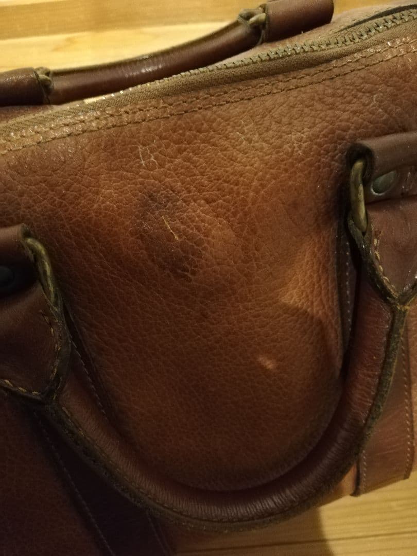 コムデギャルソン　レザーボストンバッグ　本革