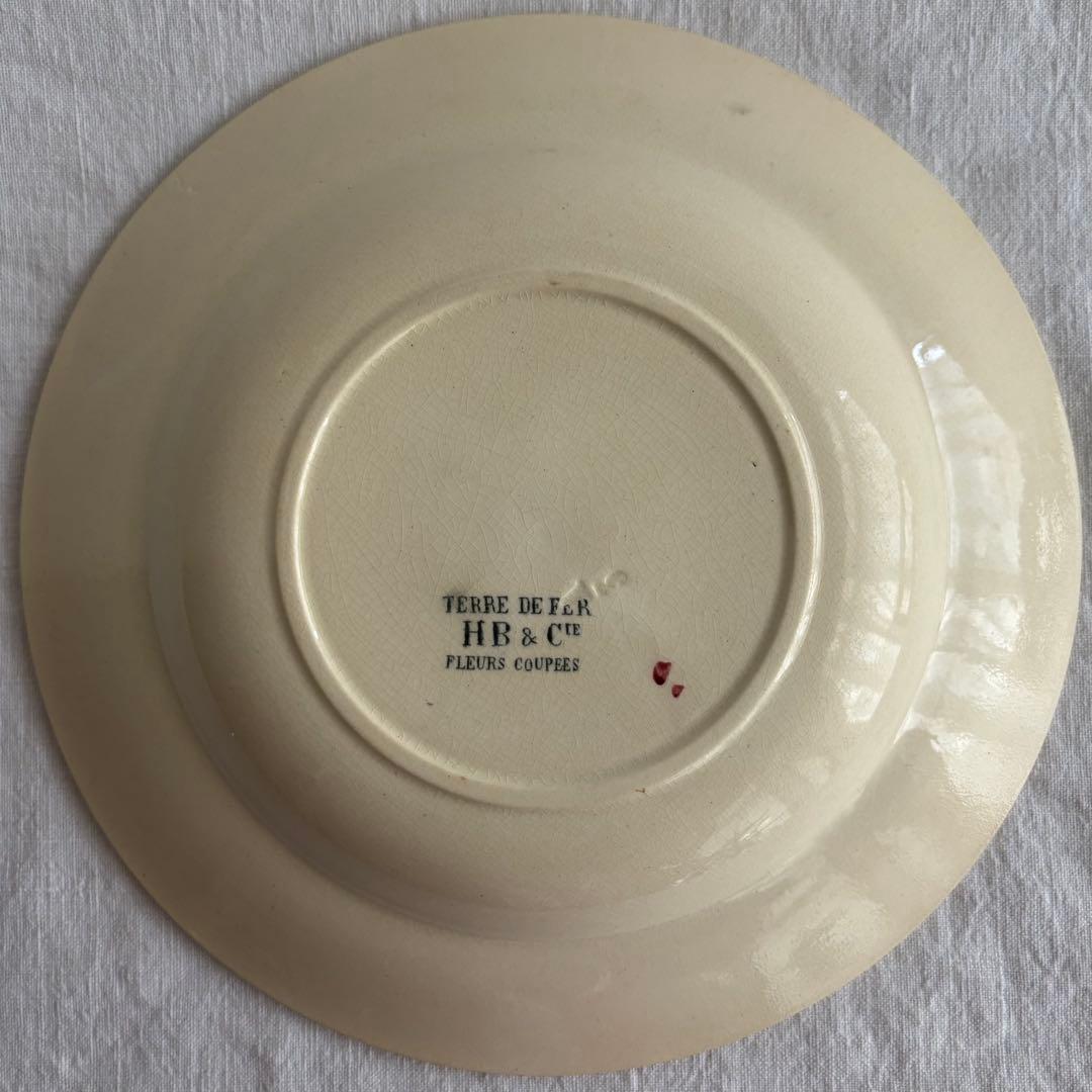 フランスアンティーク ショワジールロワ Fleurs Coupées プレート