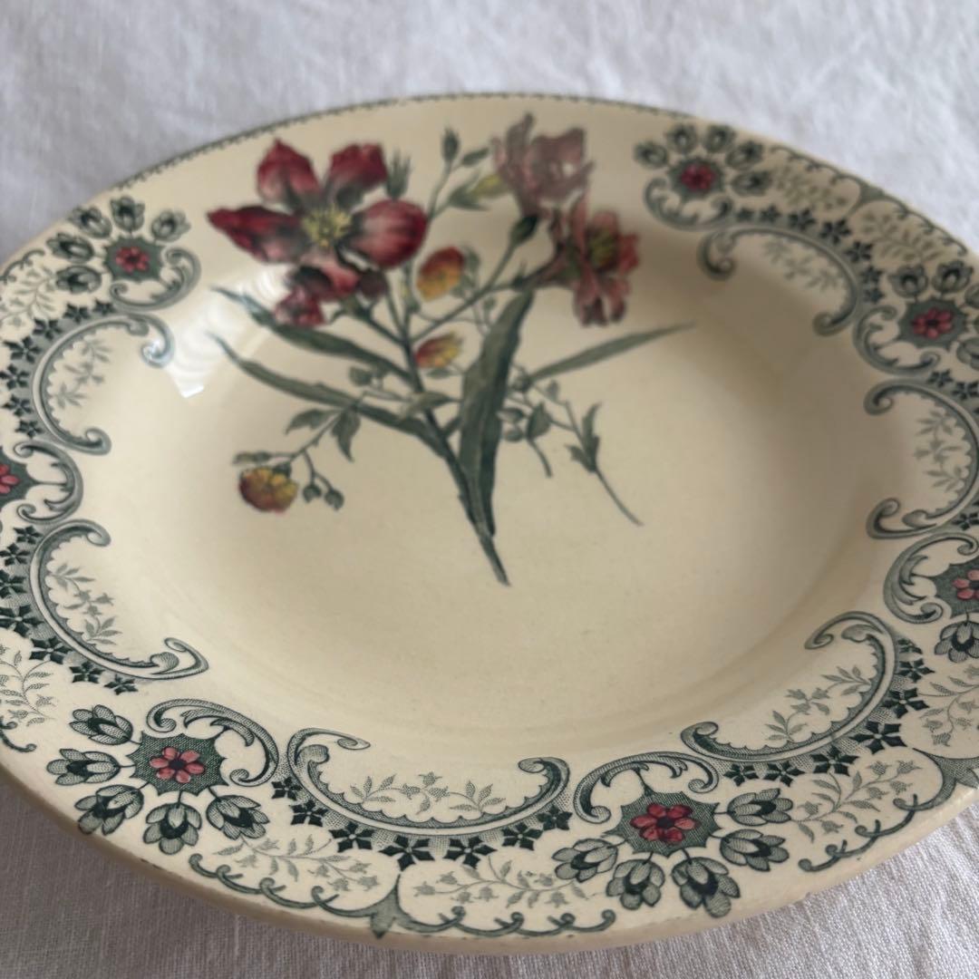 フランスアンティーク ショワジールロワ Fleurs Coupées プレート