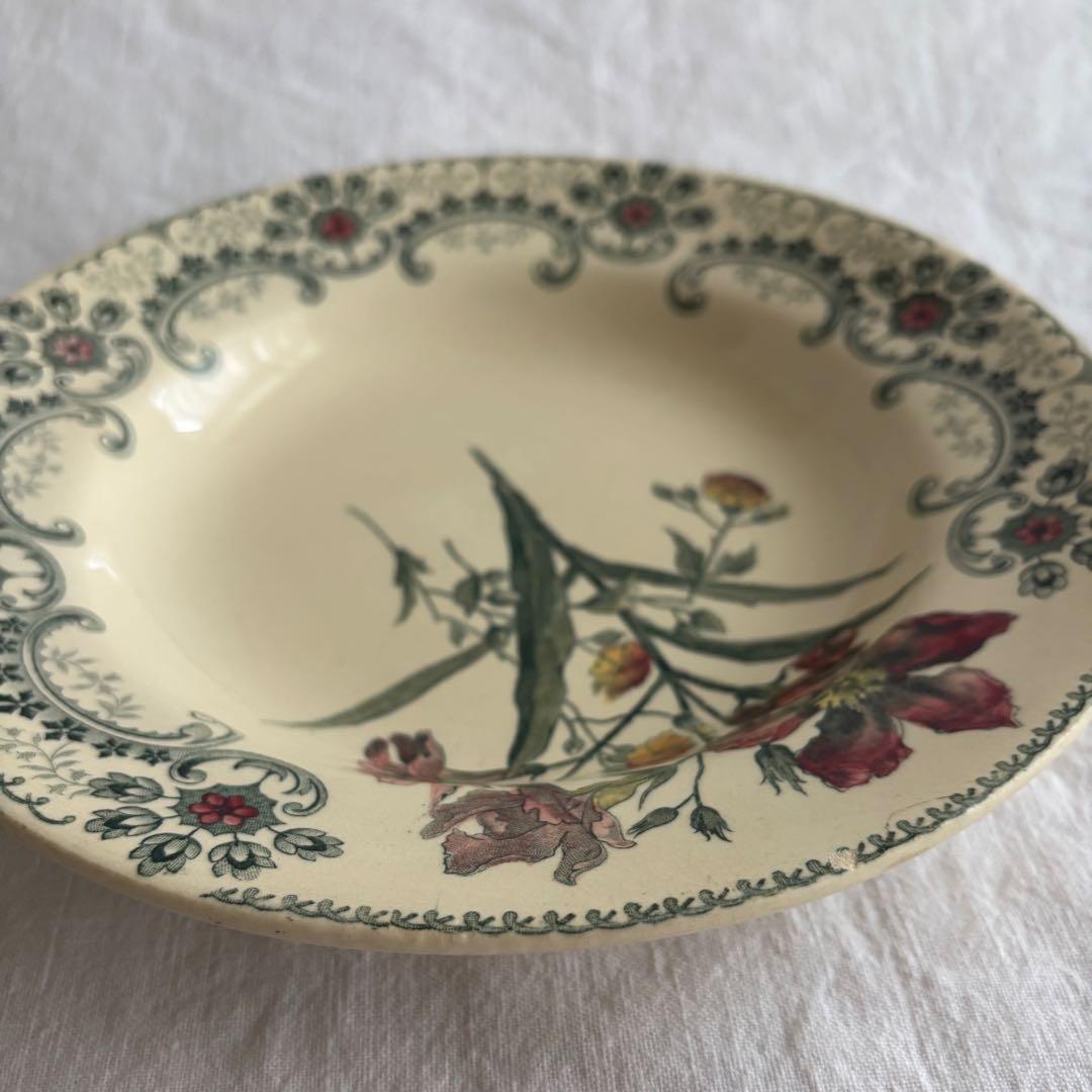 フランスアンティーク ショワジールロワ Fleurs Coupées プレート