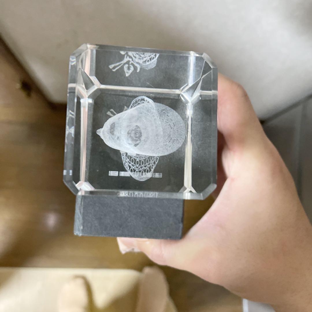 置き物　エジプト　透けガラス