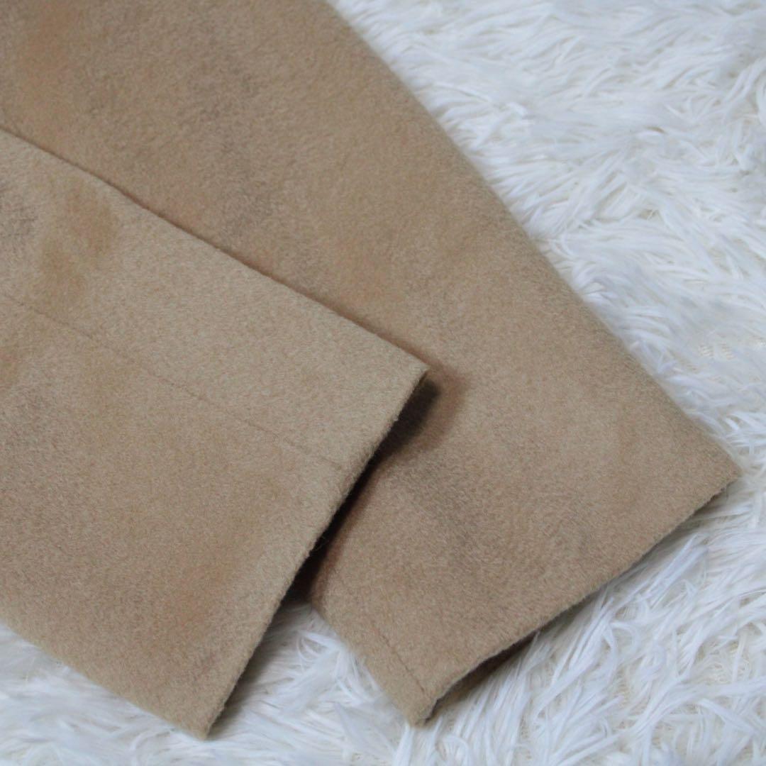 UNTITLED アンタイトル カシミヤ100% チェスターコード ベージュ M