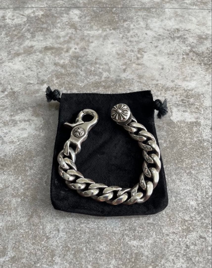 クロムハーツ　クリップブレスレット　クラシックチェーン