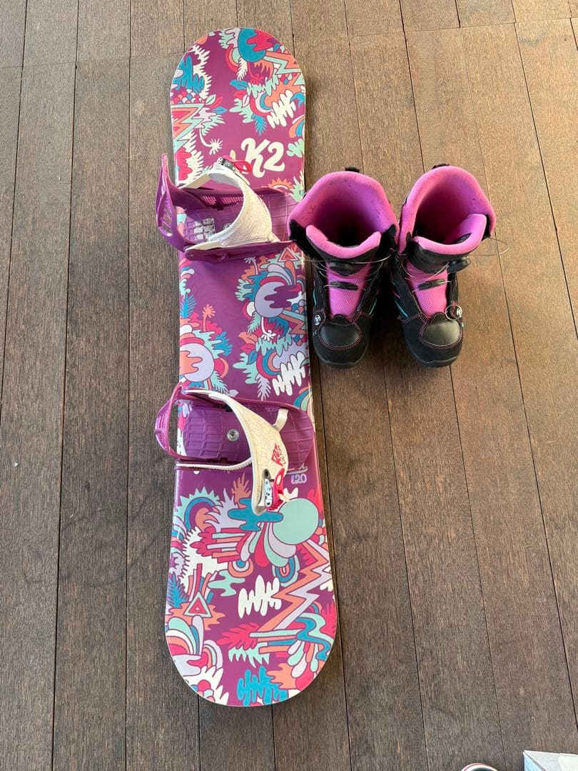 キッズK2 スノーボードとブーツセット