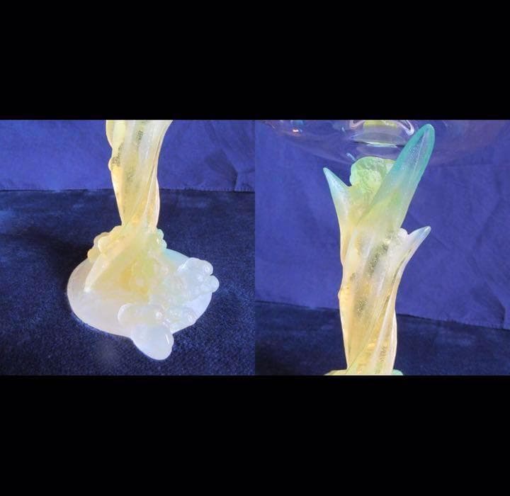 ドームフランス クリスタルガラス コンポート 箱付き