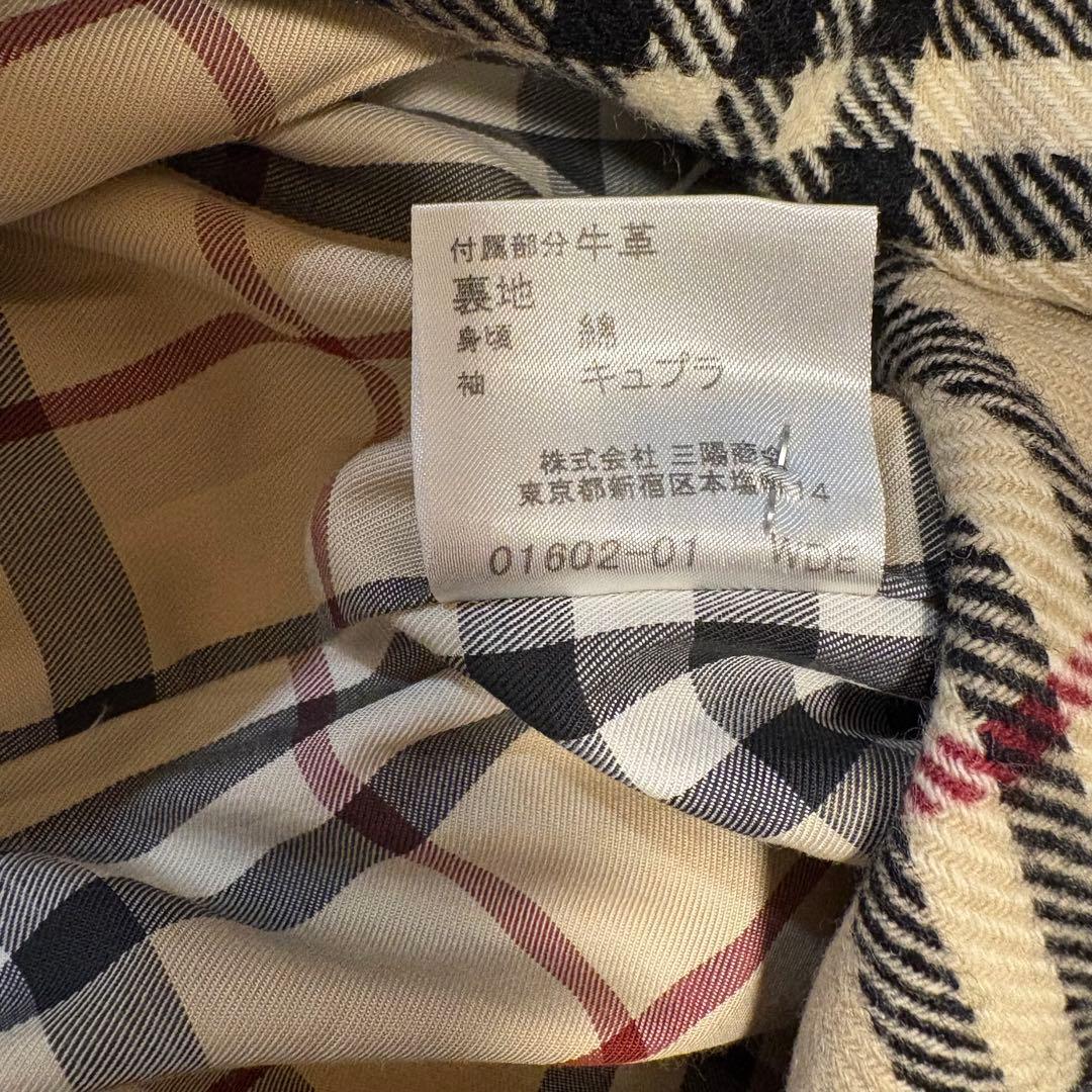 バーバリーロンドン トレンチコート ノバチェック ライナー ベルト M ベージュ