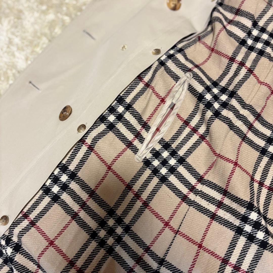 バーバリーロンドン トレンチコート ノバチェック ライナー ベルト M ベージュ