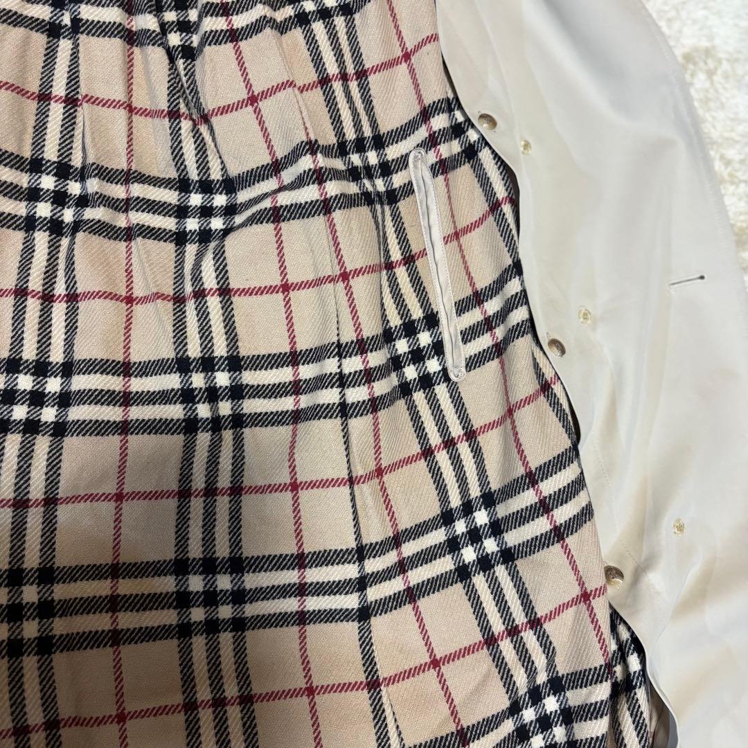 バーバリーロンドン トレンチコート ノバチェック ライナー ベルト M ベージュ