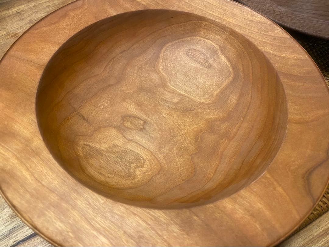 名古路英介さん ウッド リムパスタボウル 2色セット