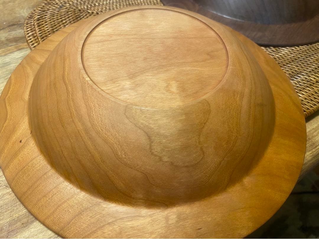 名古路英介さん ウッド リムパスタボウル 2色セット