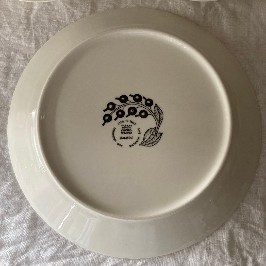 値下げ中ARABIA paratiisi プレート5枚セット　旧ロゴ