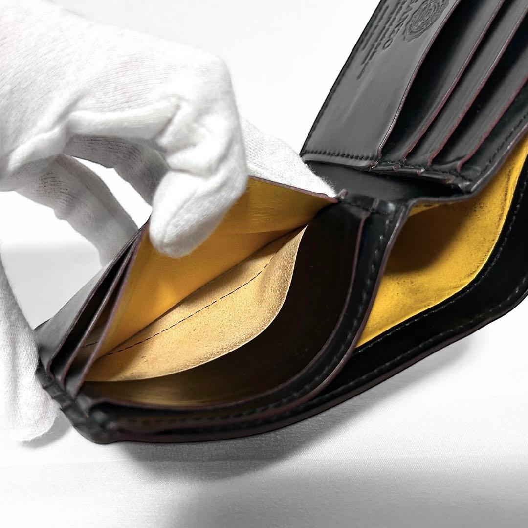 GANZO ガンゾ 2つ折り財布 SHELLCORDOVAN2 純札入れ