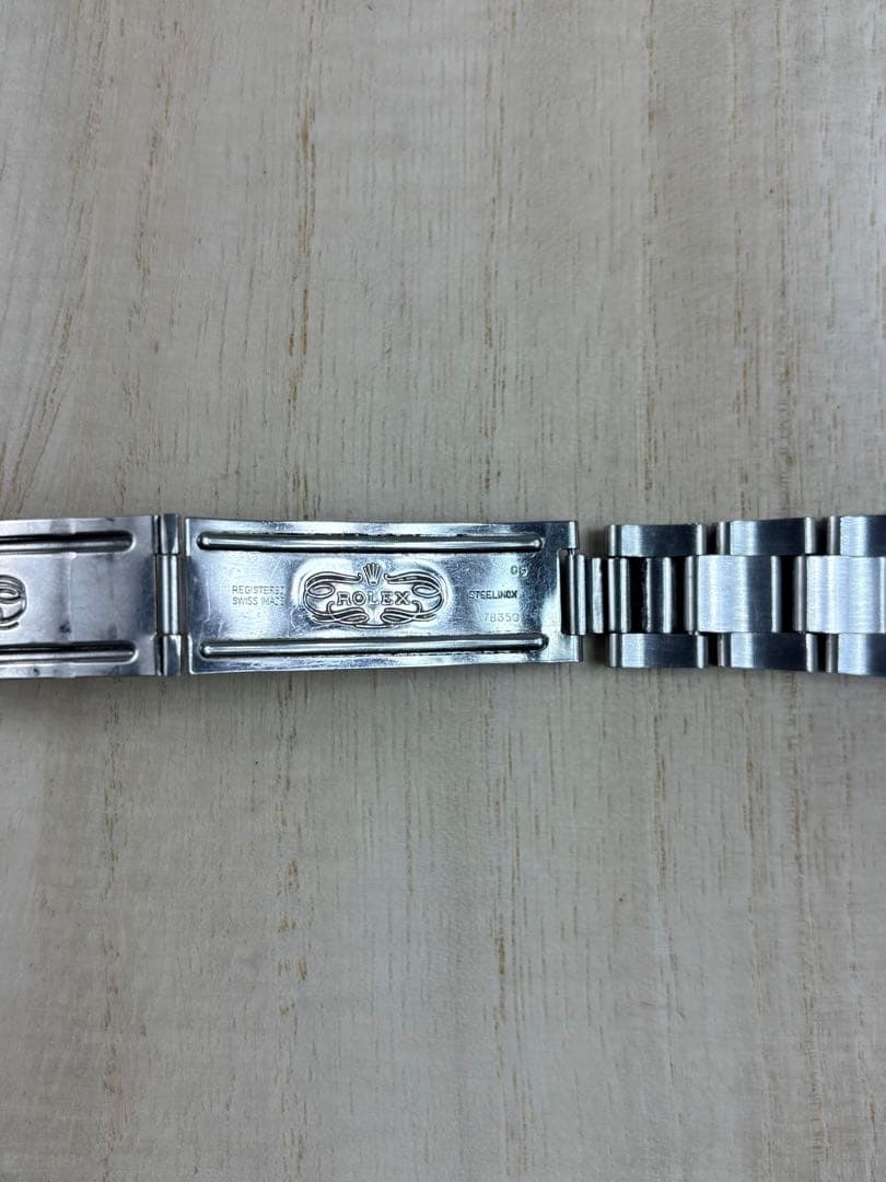 ロレックス 純正 オイスターブレスレット 78350 SS 19mmクラスプ付き