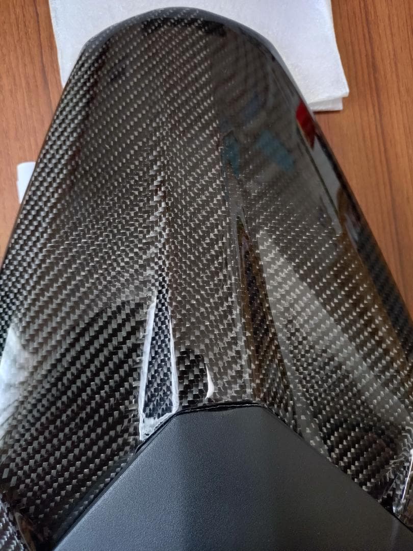 訳あり ZX-25R ドライカーボンシングルシートカバー