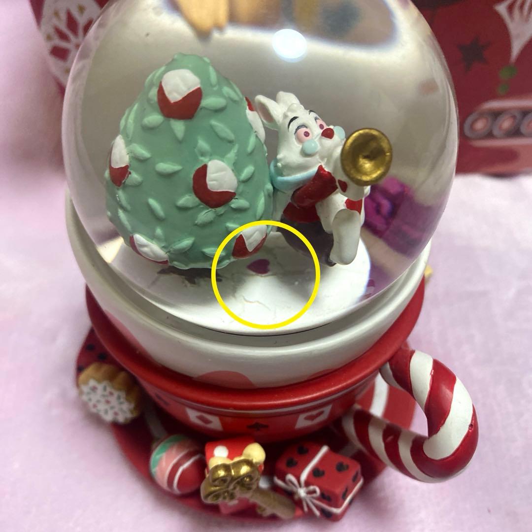 ディズニーストア 不思議の国のアリス　スノードーム スノーグローブ　置物