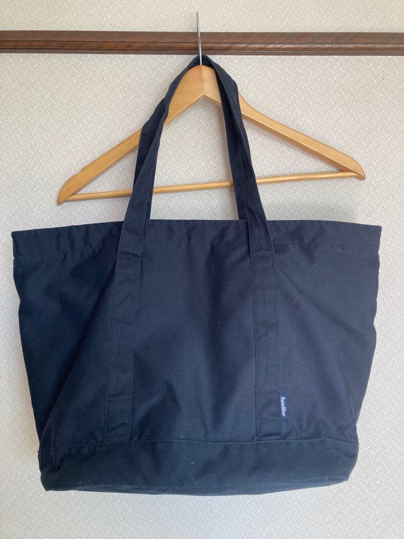 familiar 大容量トートバッグ 黒　超美品！