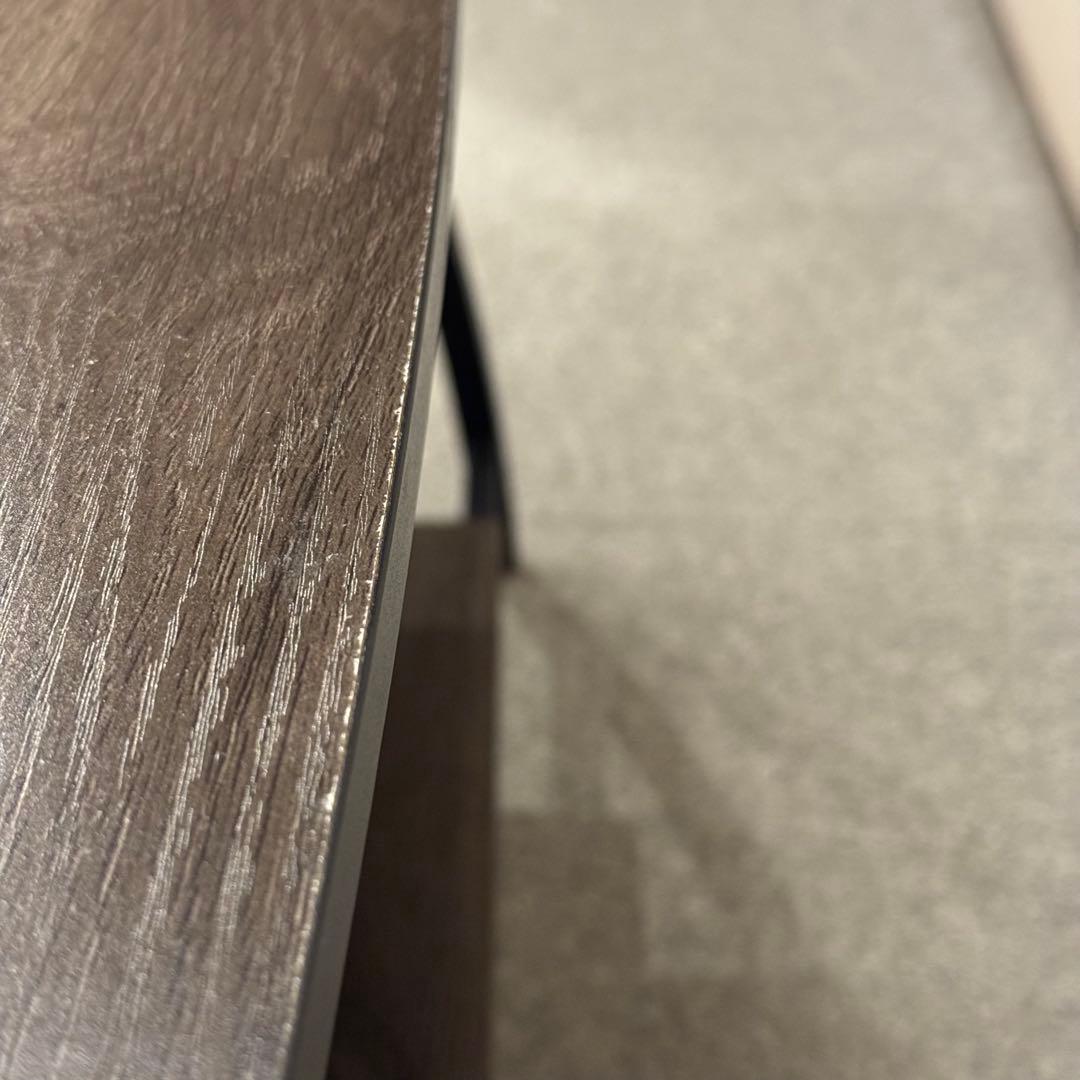 Bestier 昇降式ローテーブル 幅106 収納棚付き ダークグレー