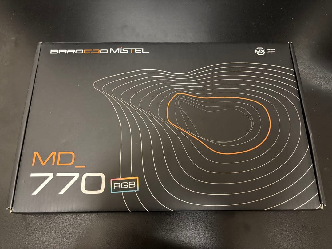 Mistel BAROCCO MD770 RGB US配列 静音赤軸