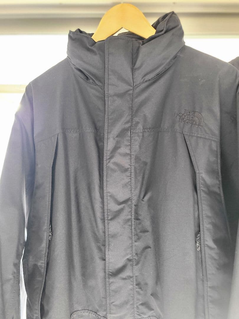 【特価】ノースフェイス GORE-TEX ジャケット + 中綿ジャケット 黒 M