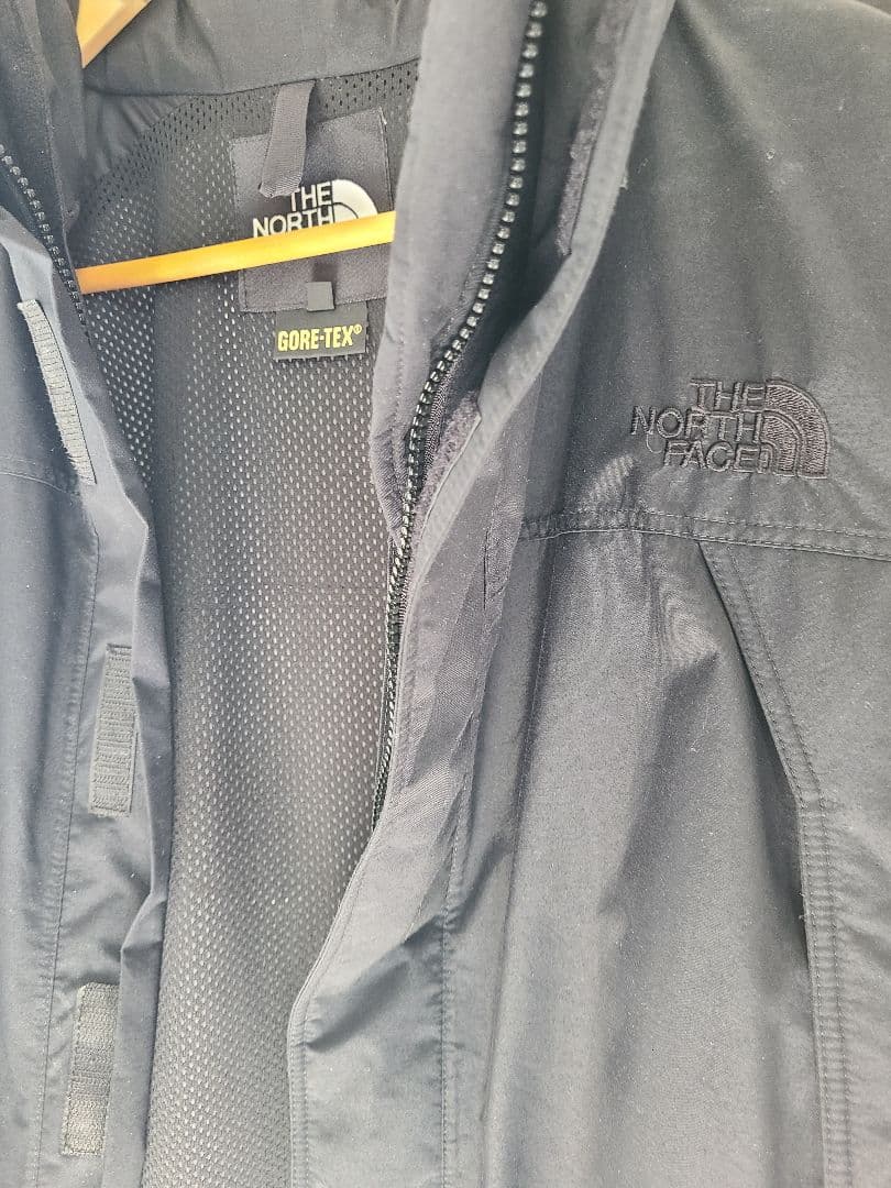【特価】ノースフェイス GORE-TEX ジャケット + 中綿ジャケット 黒 M