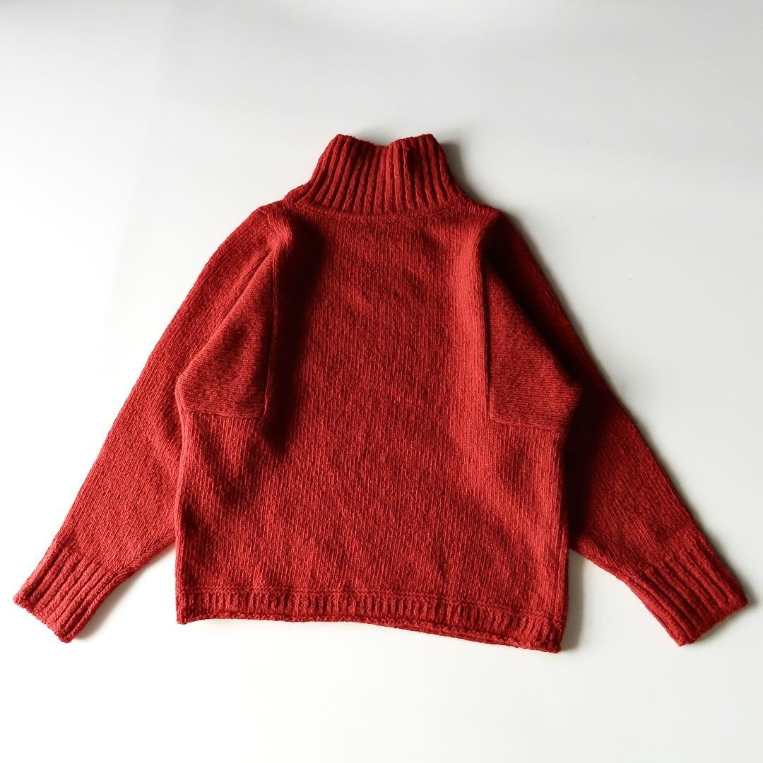 美品 23年 パラスパレス ウールカシミヤハイネックニット 0 セーター