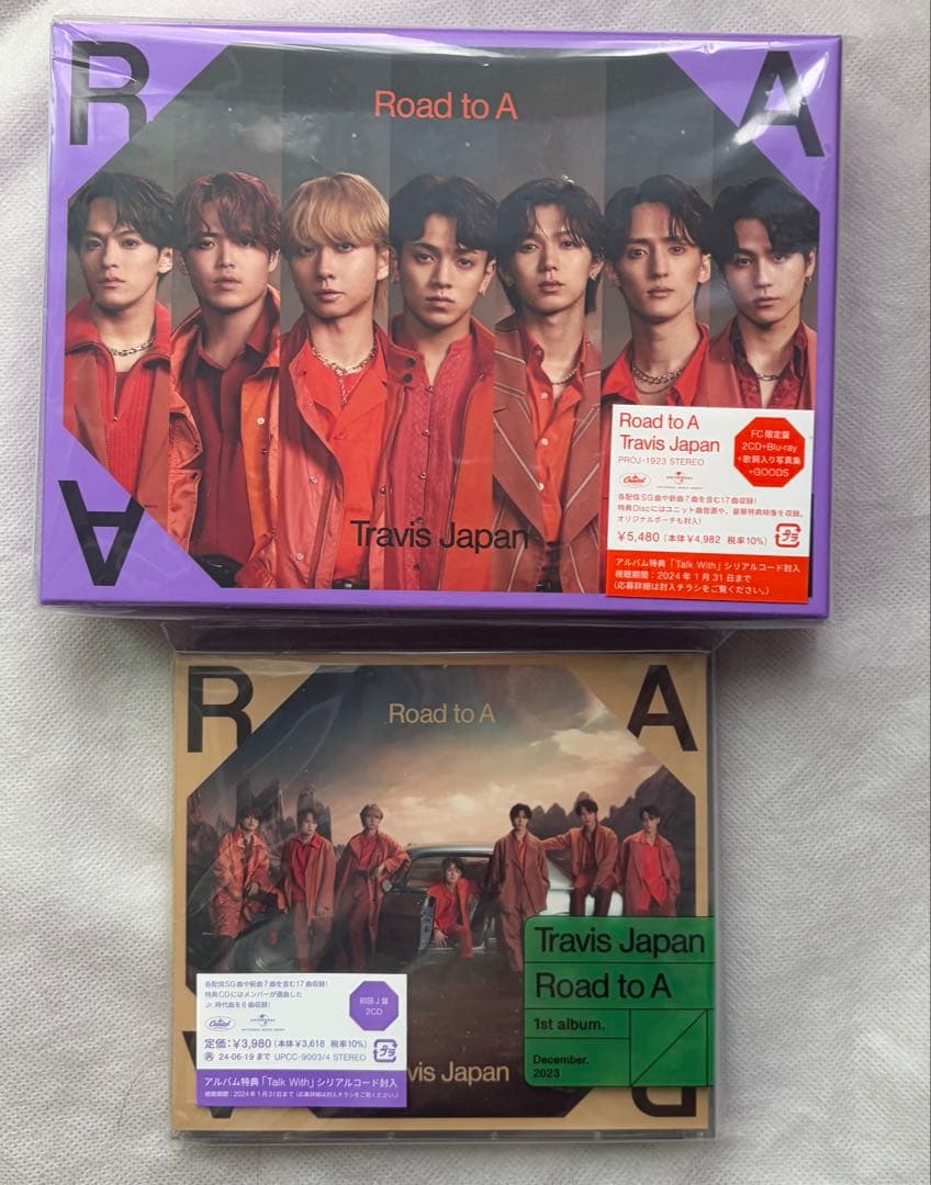 Travis Japan　Road to A　FC限定盤・初回J盤（特典なし）