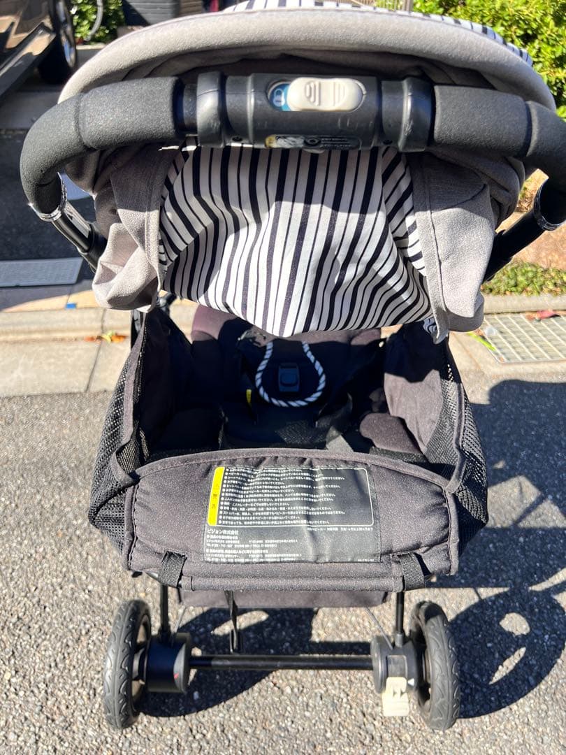 Pigeon（ピジョン） ベビーカー 三輪タイプ 大容量バスケット付き 良品