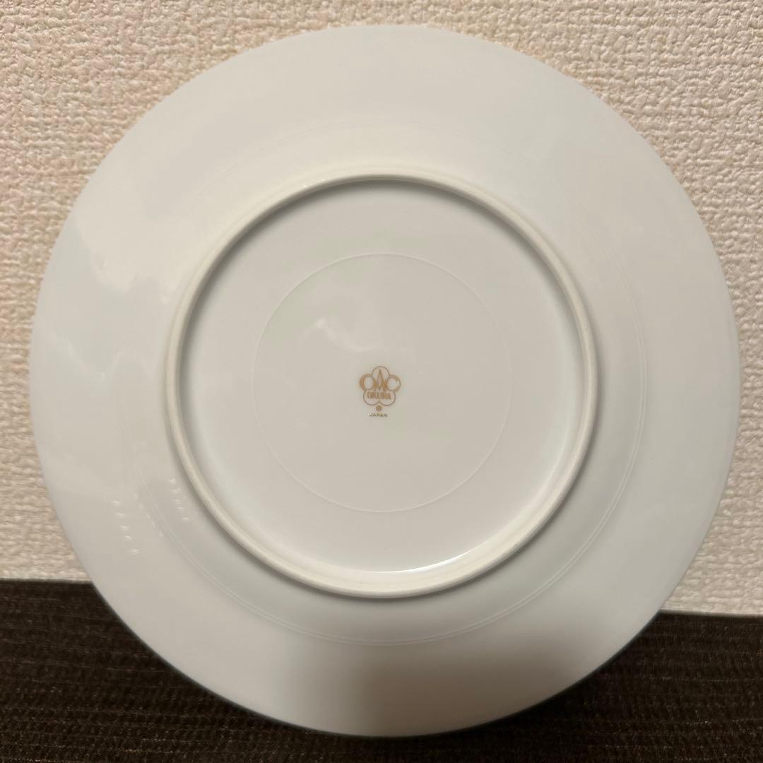 大倉陶園　クラウン　エンボス　デザートプレート　　20cm