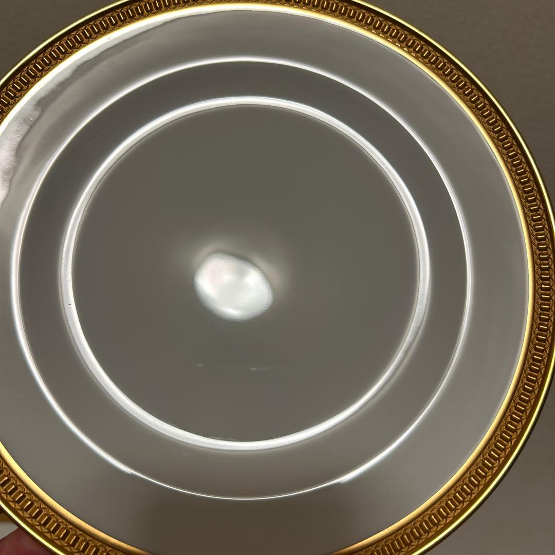 大倉陶園　クラウン　エンボス　デザートプレート　　20cm