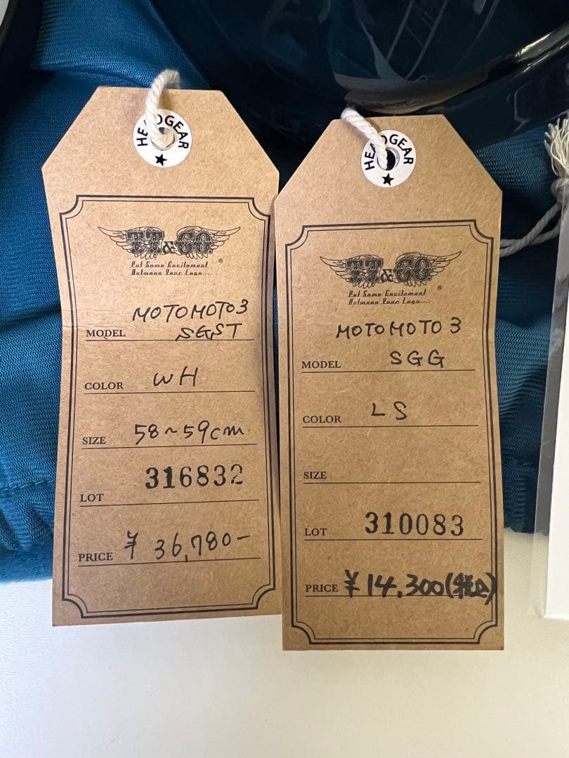 TT&CO モトモト3 SG／DOT スモールフルフェイス　純正専用ゴーグル付