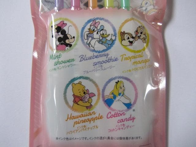 ゼブラ サラサクリップ マーブルカラー 10パックSet 5色セット ディズニー