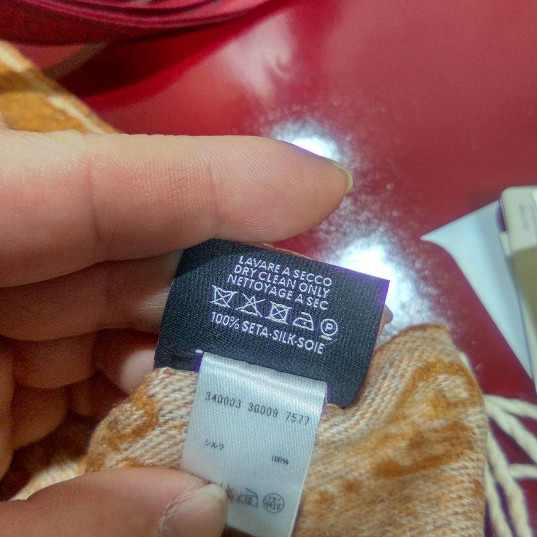 ❤新品箱袋付き❤GUCCI マフラー ストール ショール スカーフ❤オレンジ❤