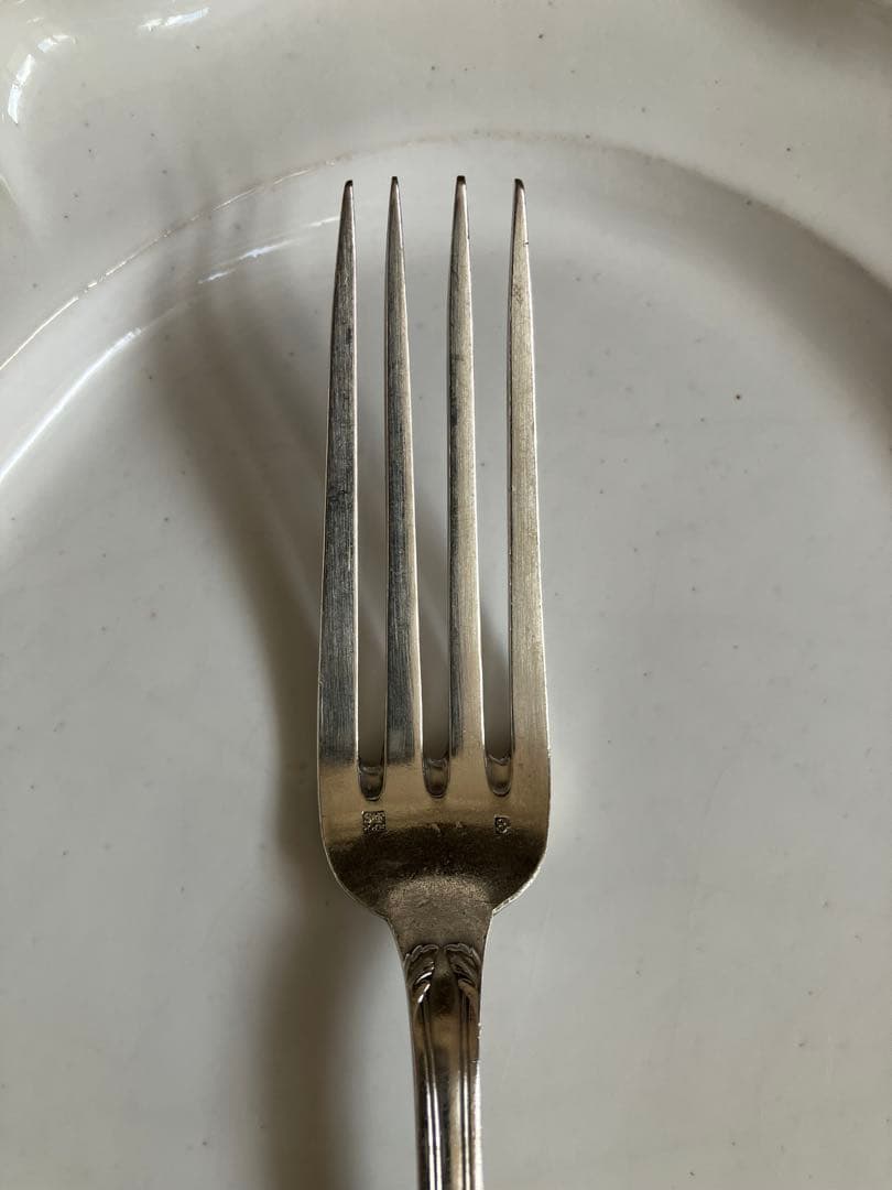 レア　天使のカトラリー　シルバープレート　フランス　アンティーク　刻印あり