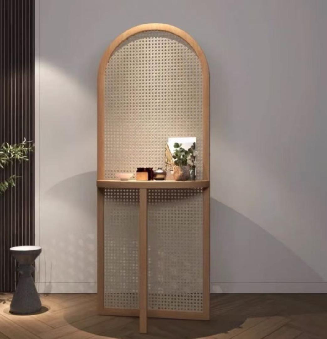 アーチ型ラタンパーテーション