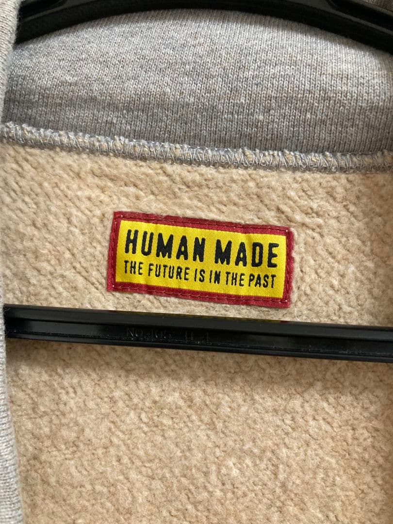 HUMANMADE SWEAT CARDIGANグレー ジップアップ XLサイズ