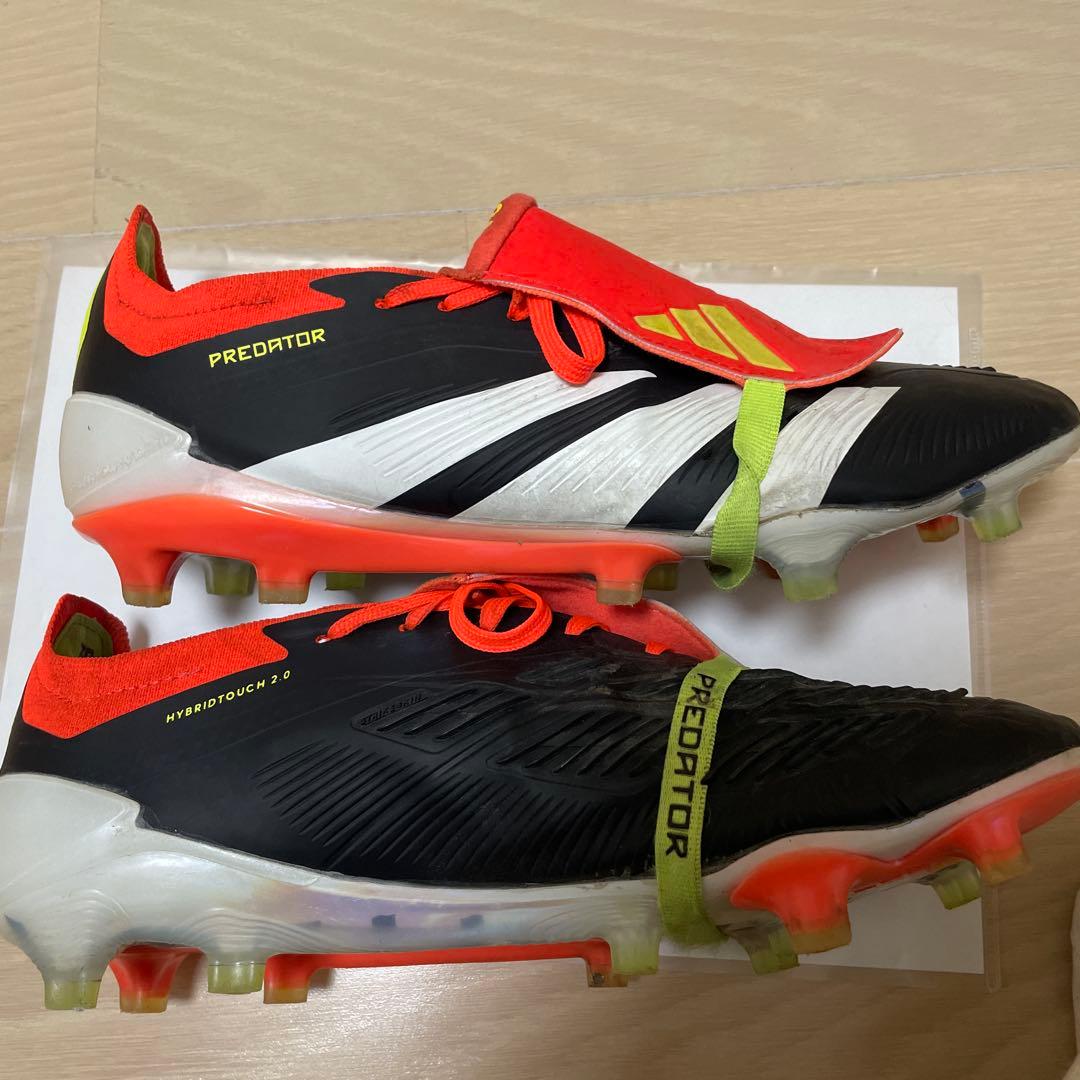 adidas Predator シューズ 27.5ブラック/レッド