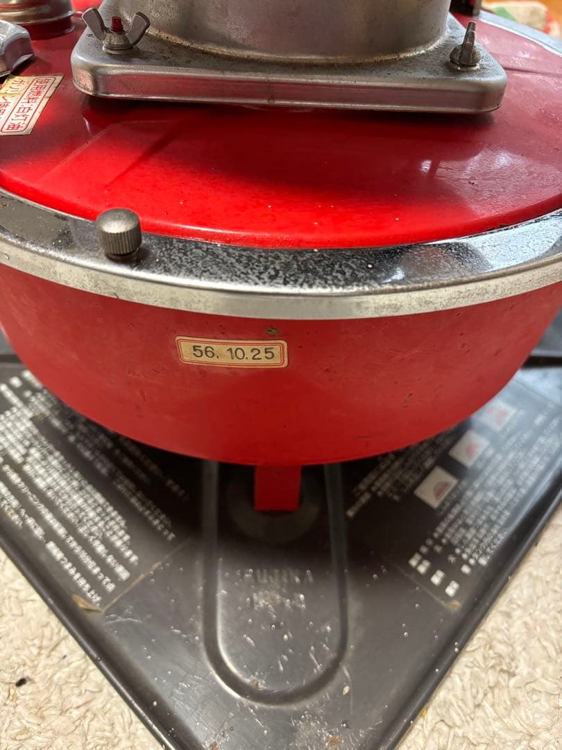 フジカ 石油ストーブ　KP-2 赤　ビンテージ　昭和レトロ