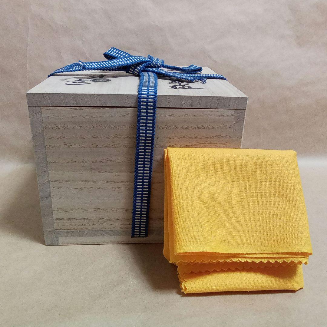 抹茶茶碗　亰焼　金砂子扇面