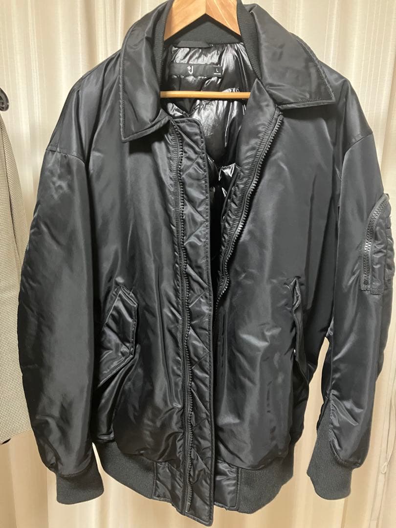 ※限定値下【美品試着のみ】ユニクロ +J ダウンオーバーサイズリブブルゾン