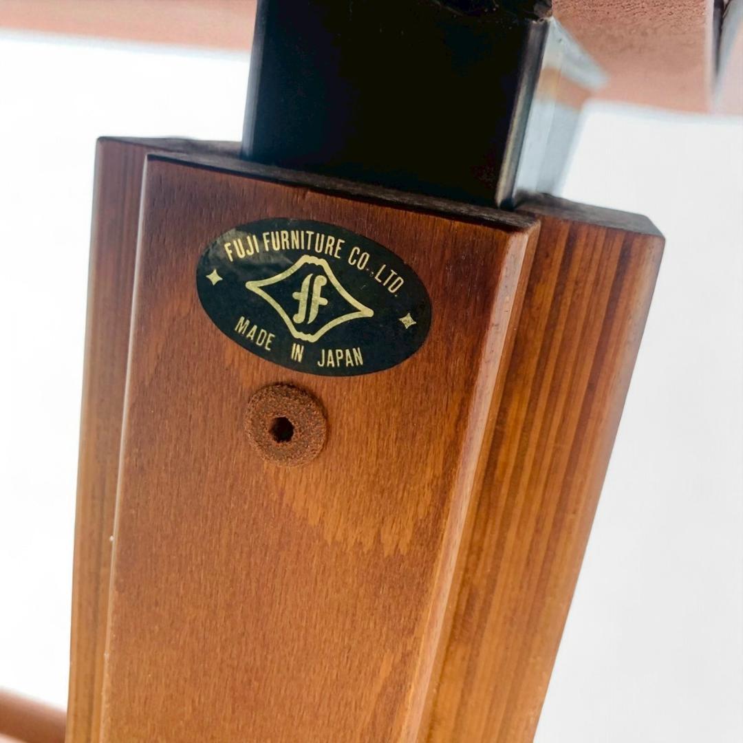 FUJI FURNITURE オットマン ブラウン　 冨士ファニチア スツール