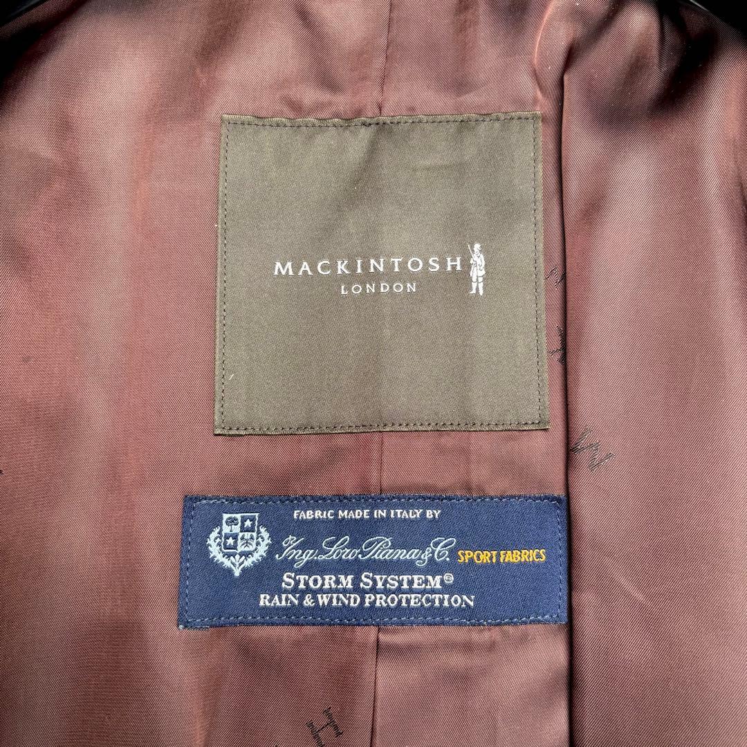 マッキントッシュ ロロピアーナ ストームシステム トレンチコート ロング ベルト