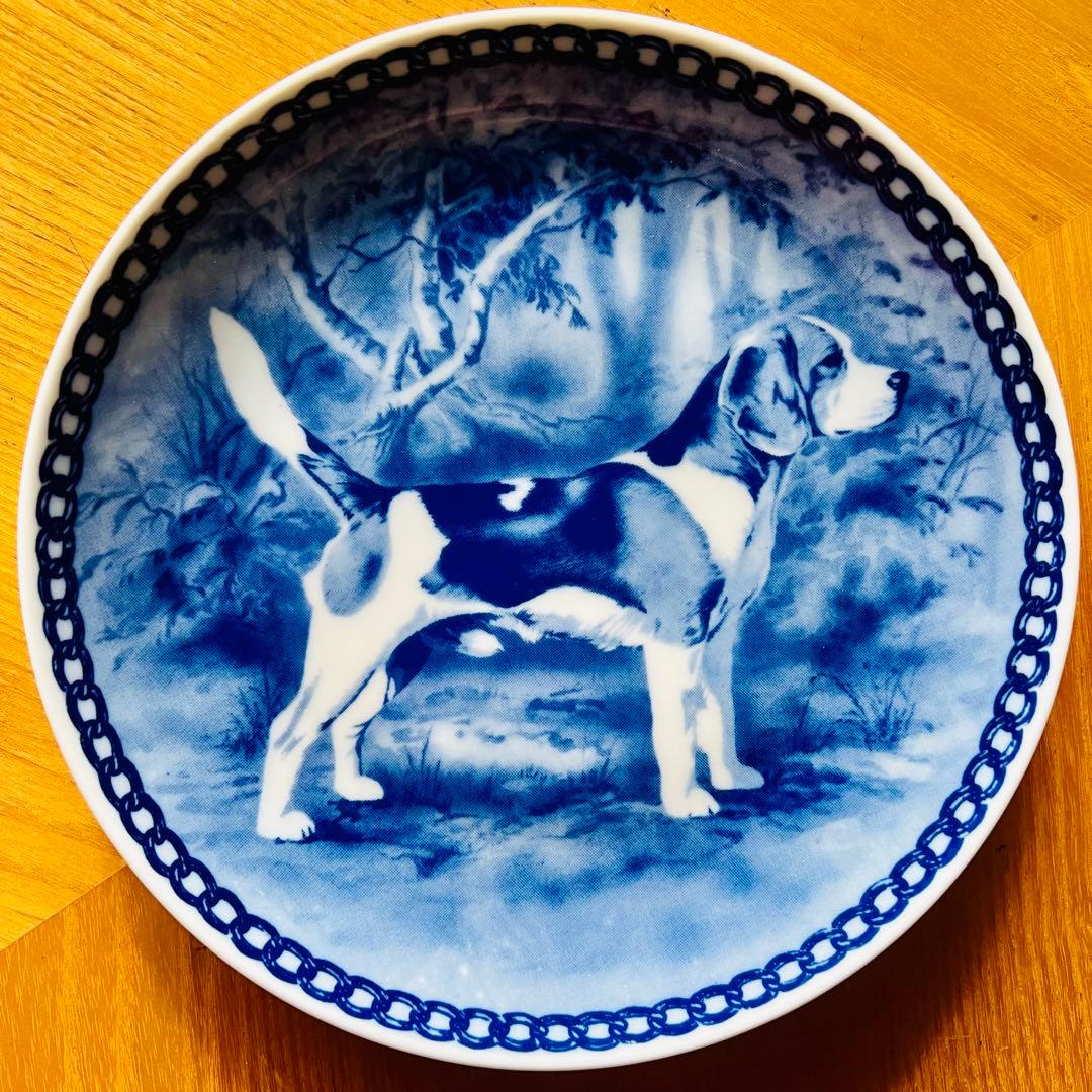 ⭐️美品✨希少品❗️北欧 トーブ スヴェンセン/犬の飾り皿3枚セット❗️オマケ付き❗️