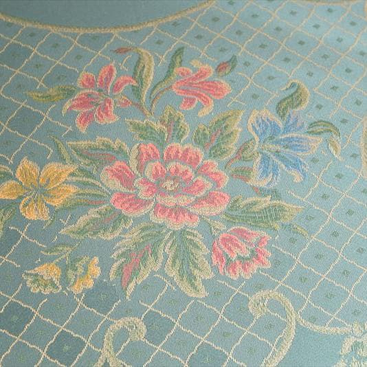 イタリア製チェア 花柄グリーン