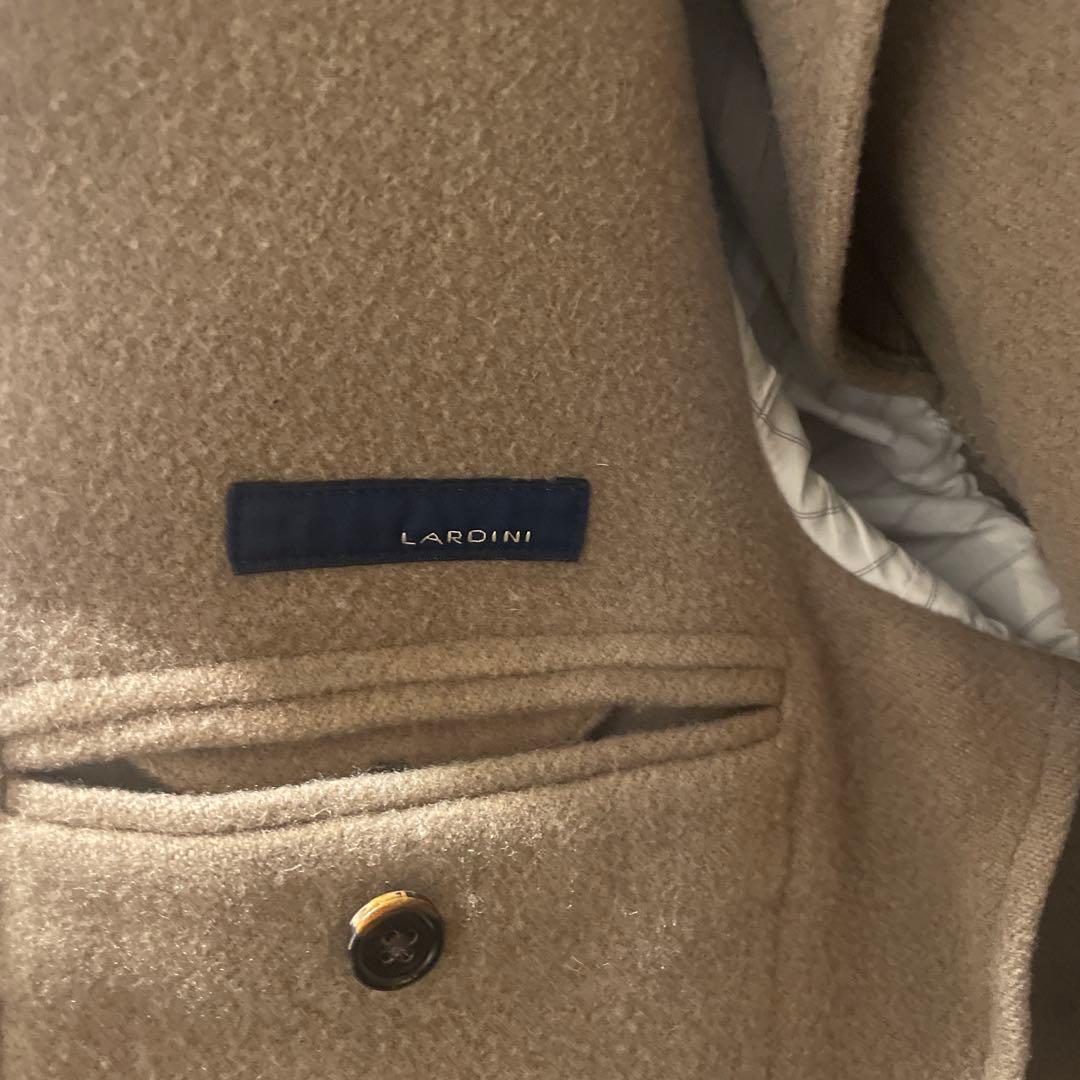 LARDINI ベージュ チェスターコート