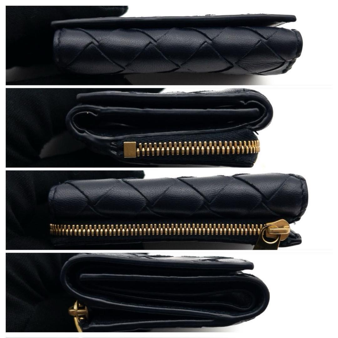 【SALE】BOTTEGAVENETA ICチップ　三つ折り イントレチャート