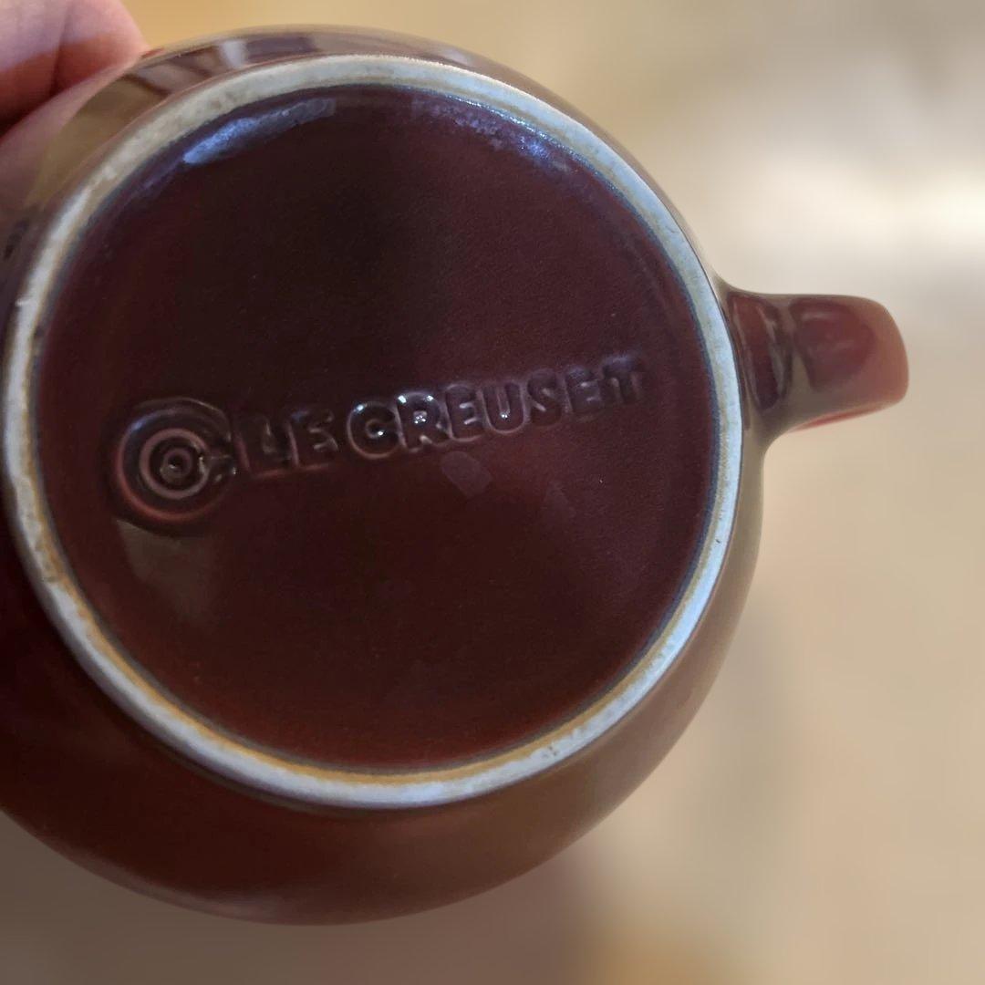 LE CREUSET 14型 両手鍋 ストーンウェア製ティーポット陶器セット