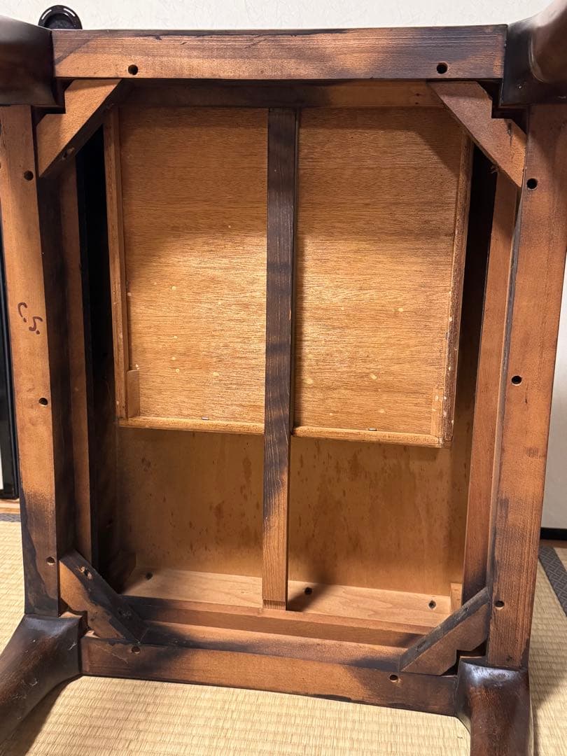 ブランド不明 アンティーク サイドテーブル　猫脚