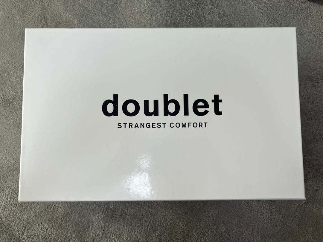 【付属品完備】 SPIKY LEATHER SNEAKER 【doublet】