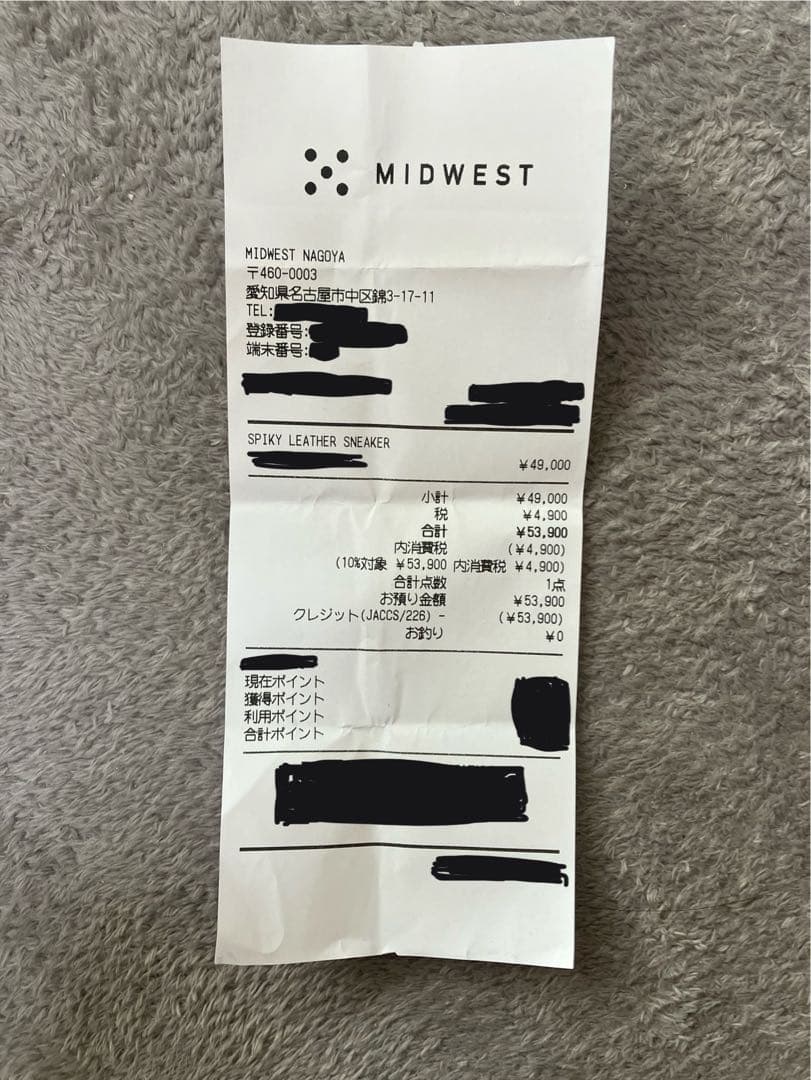 【付属品完備】 SPIKY LEATHER SNEAKER 【doublet】