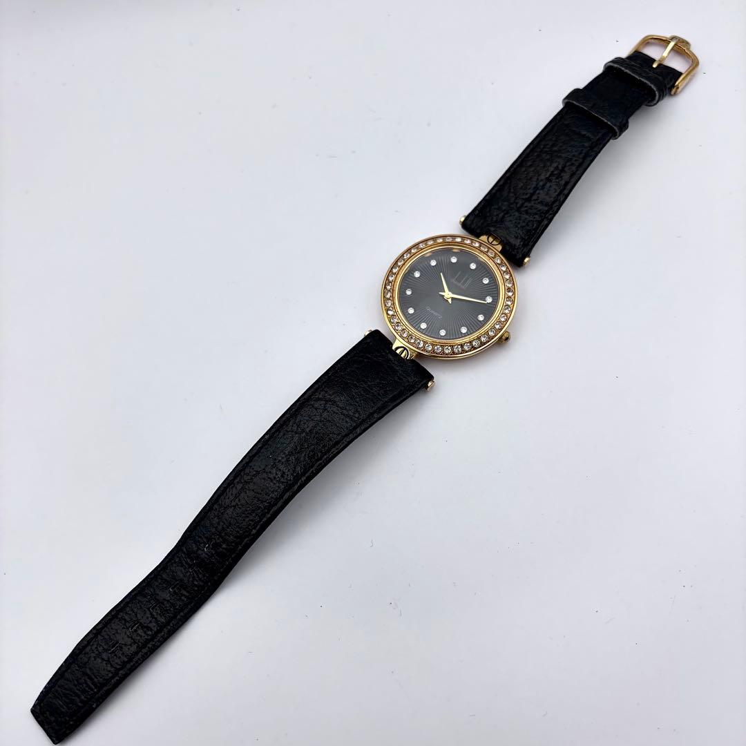 希少 ダンヒル ミレニアム 12Pダイヤ ストーン レディース 稼働品 新品電池